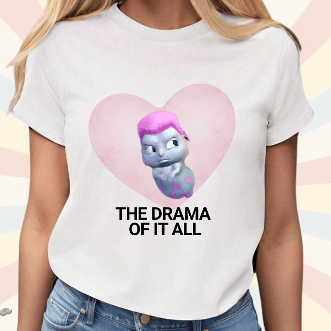 Camiseta Feminina Barbie Bibble Estampa Fofa Moda Tumblr Casual Streetwear Tendencia