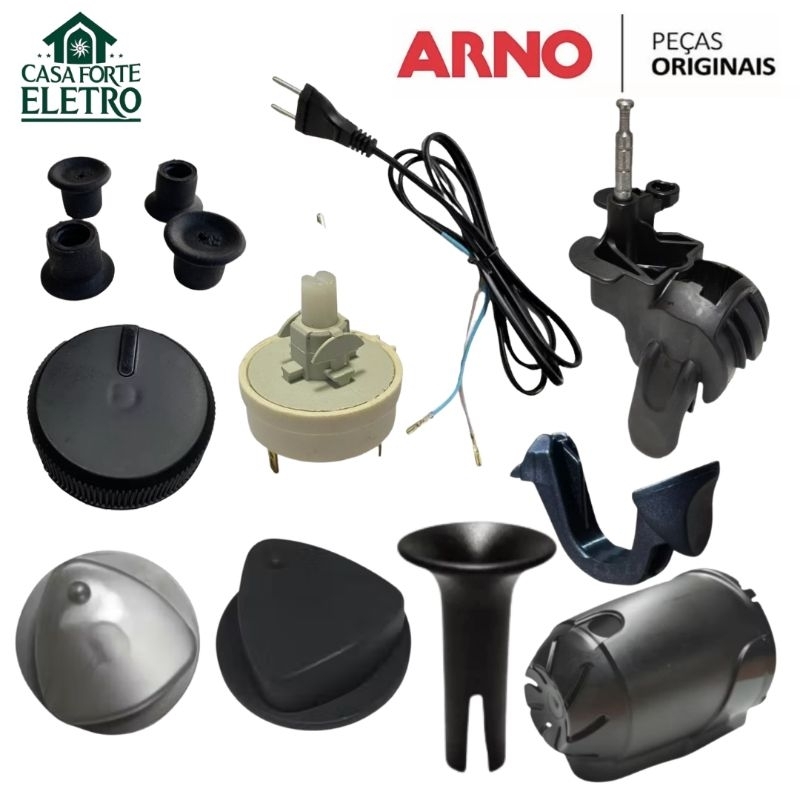 Peça Original p/ Ventilador Arno VF40 40 cm | interruptor, capô, articulador e Mais | Envio Rápido!