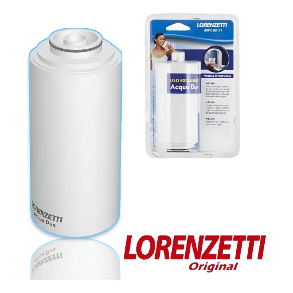 Refil - Vela para purificador Acqua Due Lorenzetti - Original