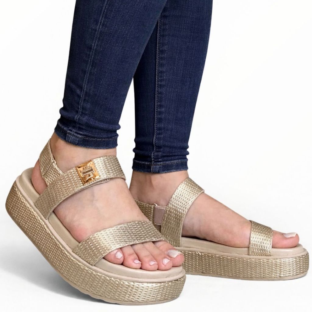 Sandália Feminina Plataforma Calce Fácil Ramarim 2443206