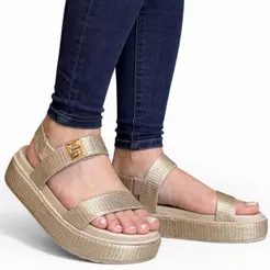 Sandália Feminina Plataforma Calce Fácil Ramarim 2443206