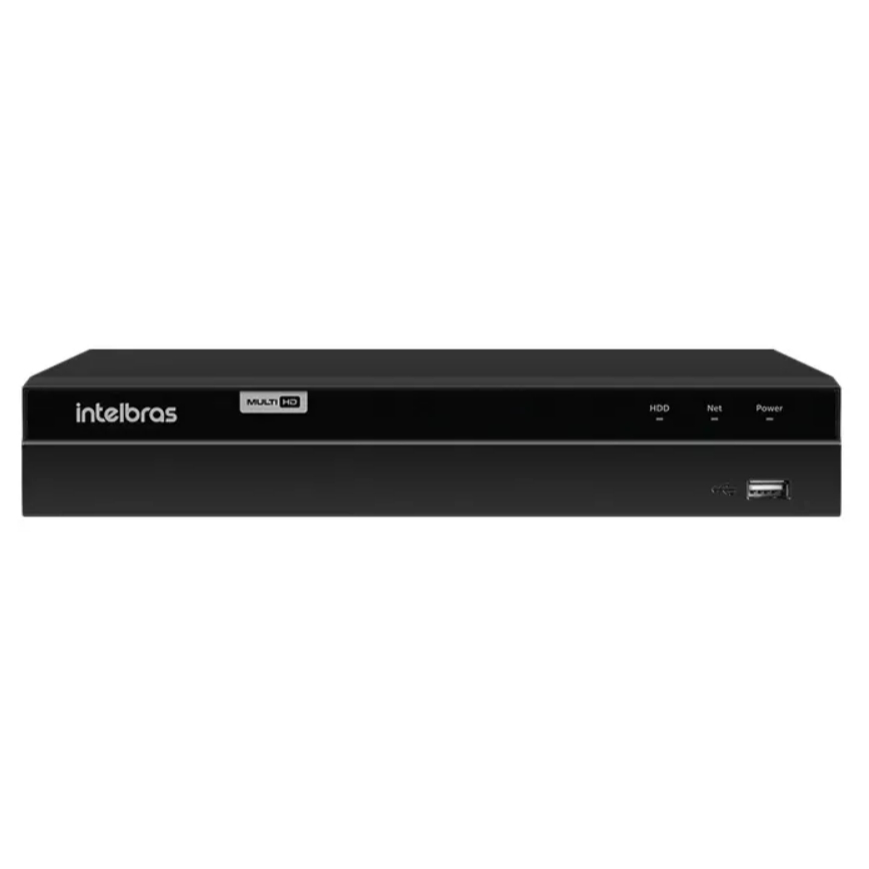 DVR Intelbras Gravador MHDX 1316 Multi HD 16 Canais c/ Detecção Inteligente de Pessoas e Veículos