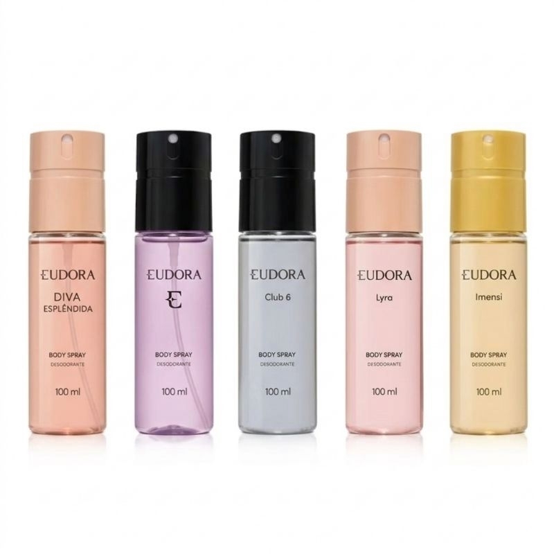 Body Spray Eudora Club 6 Imensi Diva Esplêndida Magnific 100ml em Oferta na Shopee