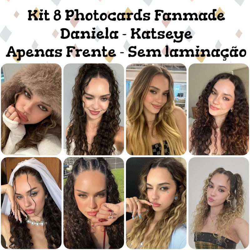 Kit 8 Photocards Fanmade Daniela Katseye Selca Kpop em Oferta na Shopee