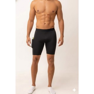 Bermuda Térmica Masculina Com Bolso ou S/Bolso Segunda Pele Compressão Proteção Uv 50+ Para Esportes