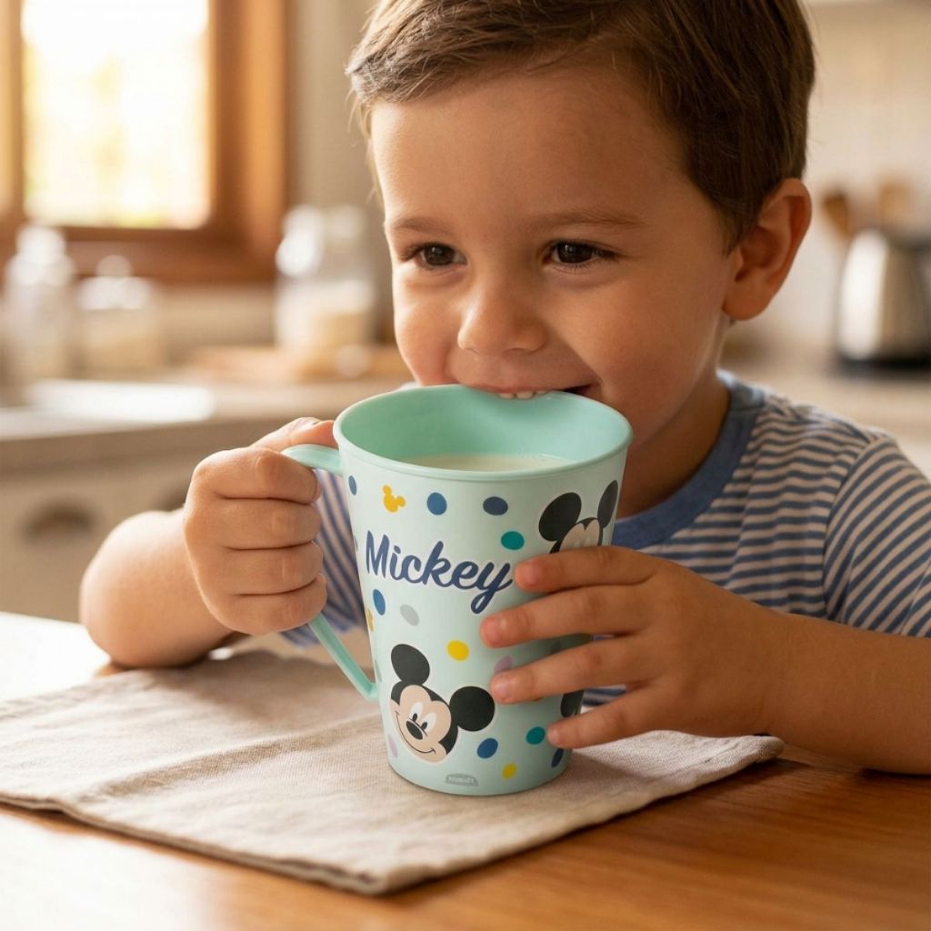 Caneca Infantil com Alça Plástico Segura 360 ml Plasútil