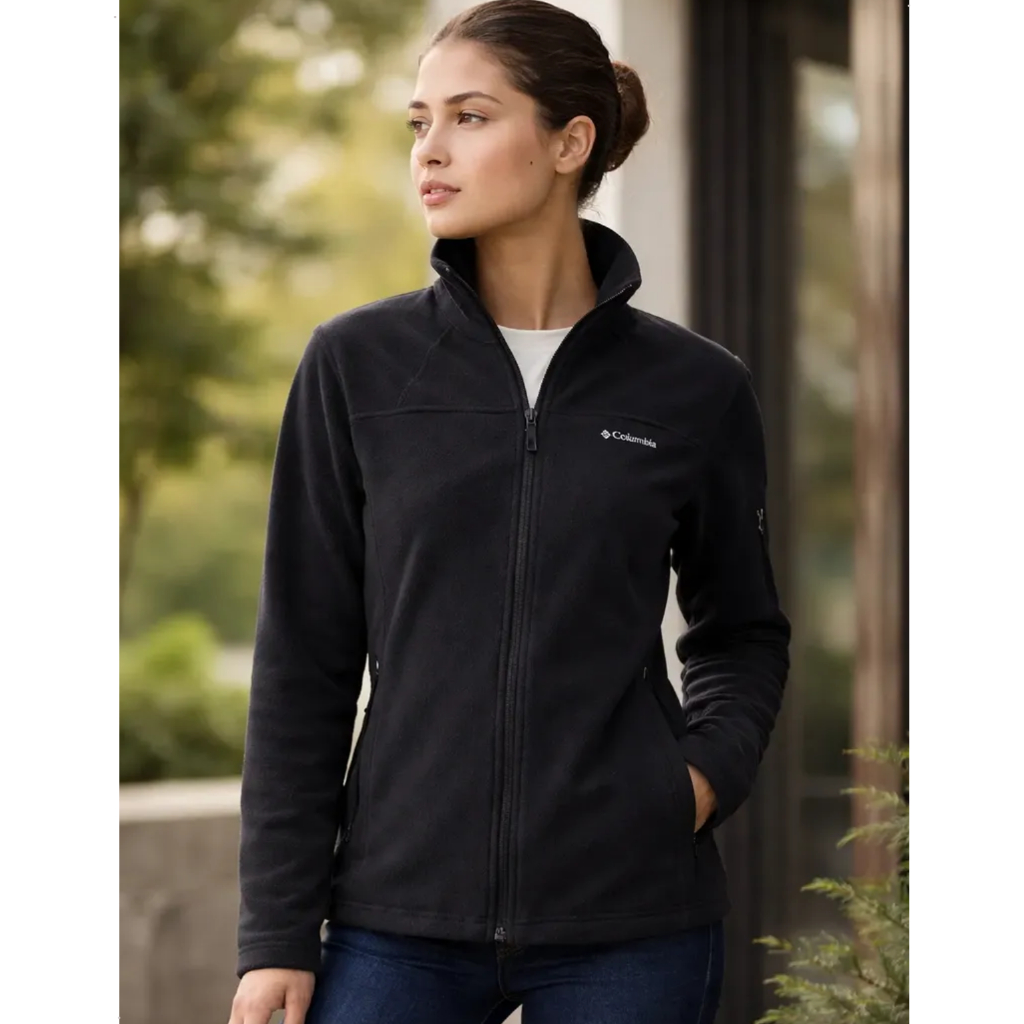 Jaqueta Columbia Fast Trek 2 Full Zip Fleece Feminina Preta
