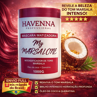 Mascara Matizadora Para Cabelos Marsala Marsalone 1kg em Oferta na Shopee
