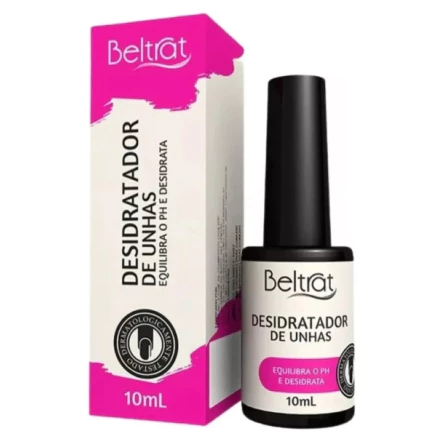 Desidratador Unhas Beltrat 10ml Ultra Equilibra pH Remoção Oleosidade Preparador Alongamento Gel