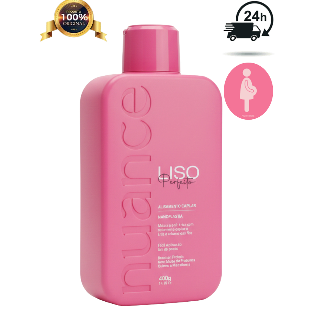 Progressiva Liso Perfeito Nuance 400g Sem Formol, Brilho