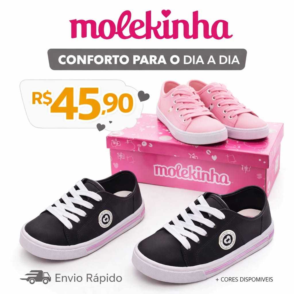 Tênis Molekinha Feminino Infantil em Oferta em Oferta na Shopee