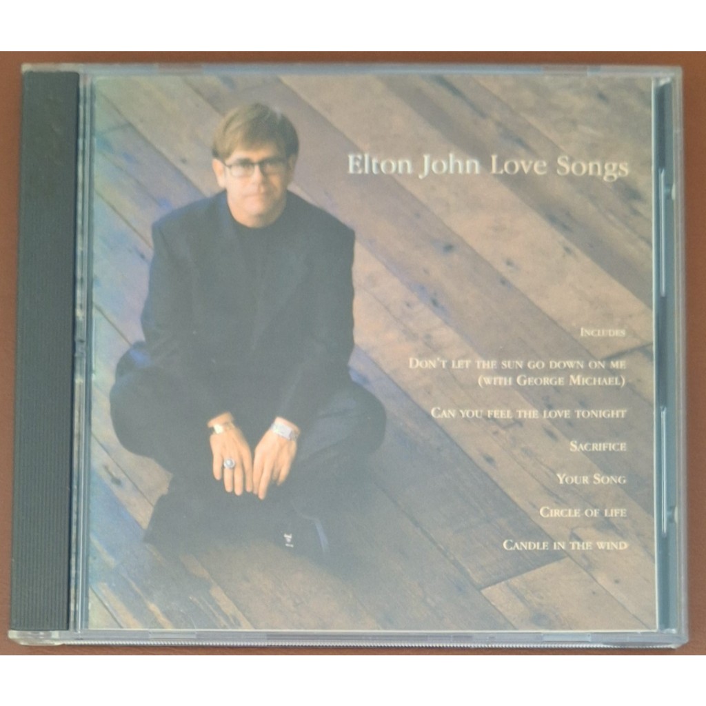 Cd Elton John - Love Songs - Música Pop Romântica