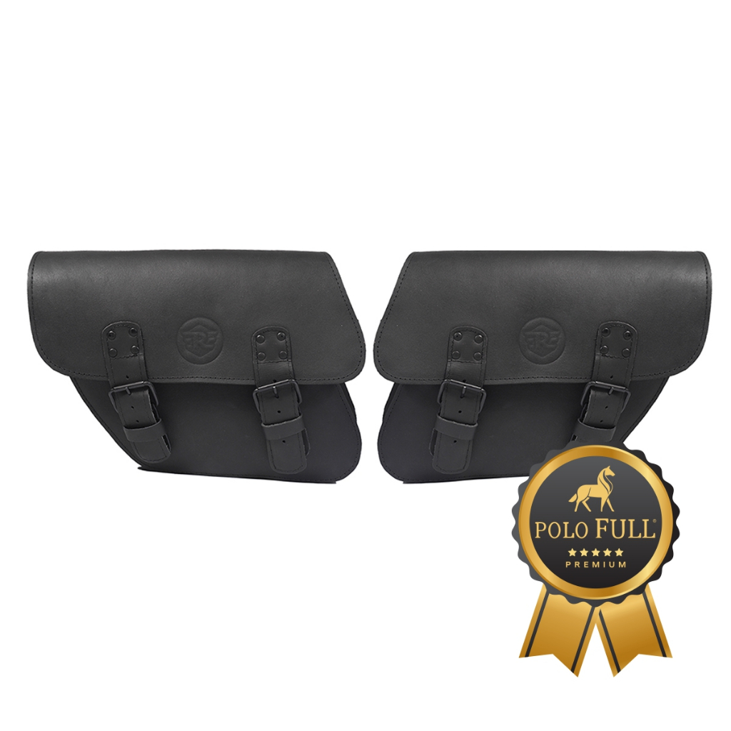Alforge Lateral Royal Enfield Classic 350 Couro Legitimo Bovino Par