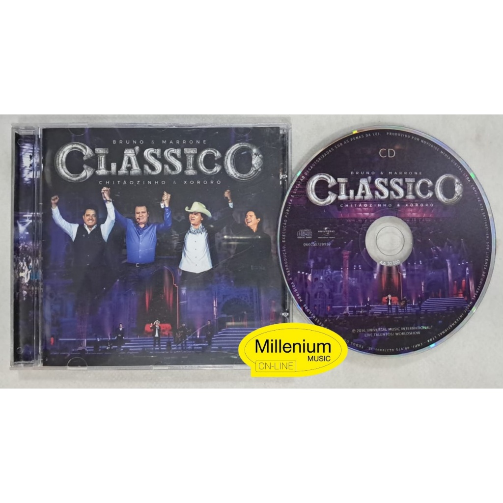 CD Bruno & Marrone, Chitãozinho & Xororó  Clássico 2016 Origonal Gravadora Colecionador Ótimo Estado