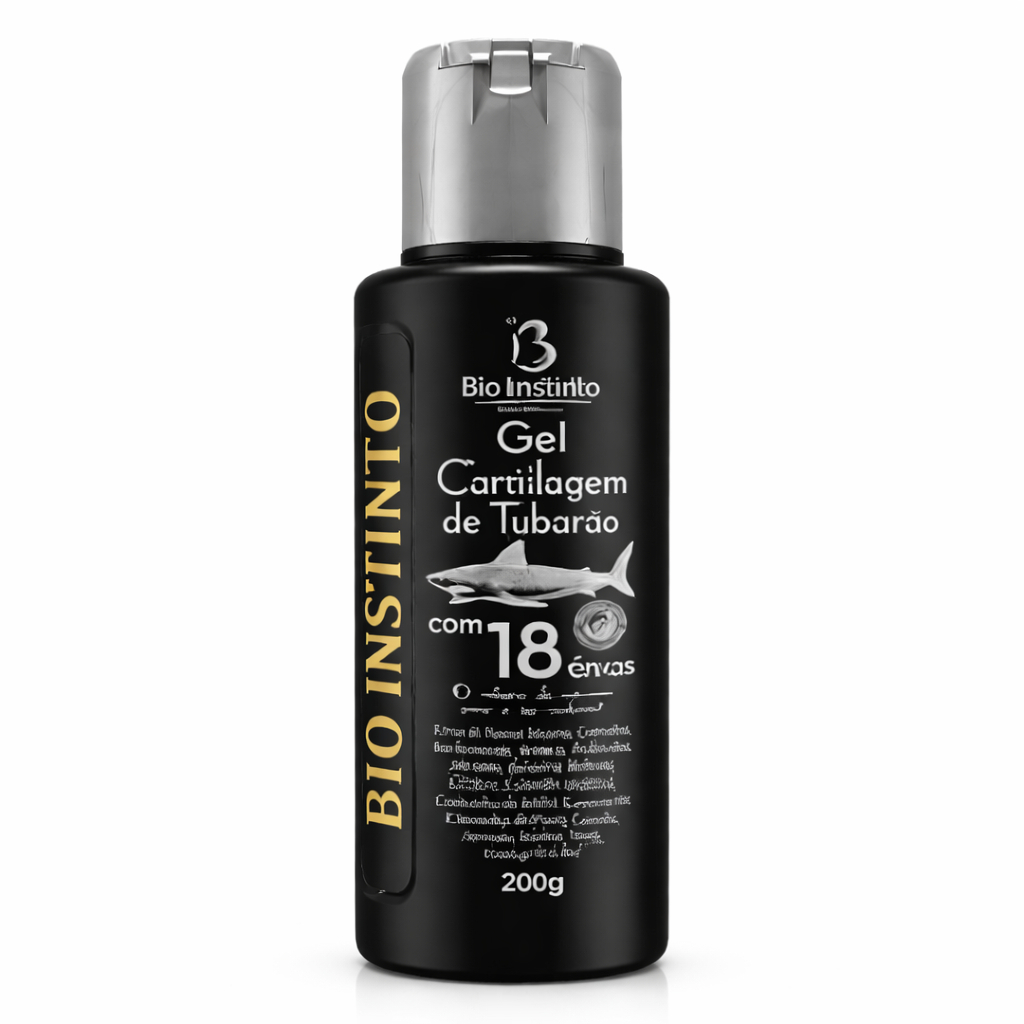 Gel Cartilagem de Tubarão 18 Ervas 200g Anti Inflamatório Dor Muscular Articulação Joelho