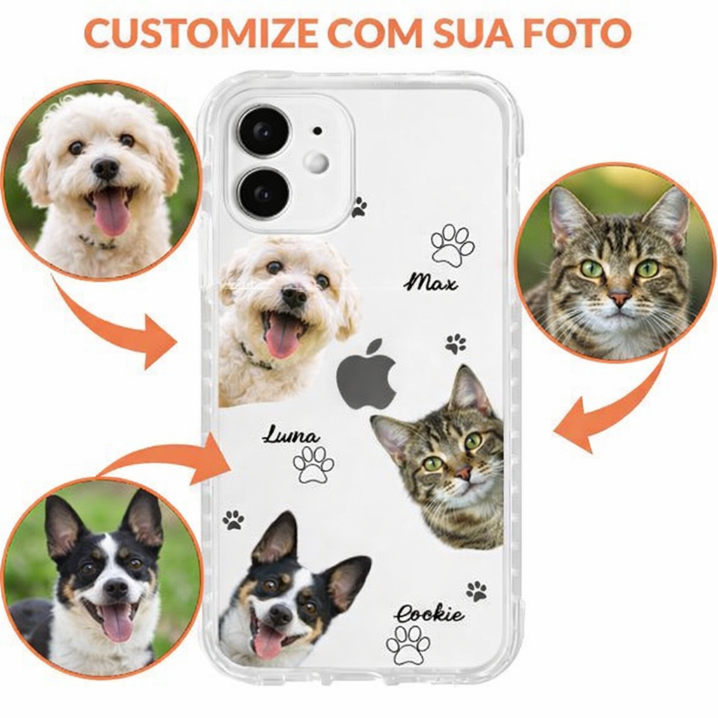 Capinha de Celular personalizada com foto - Picture - Meus Pets - Diversos Celulares