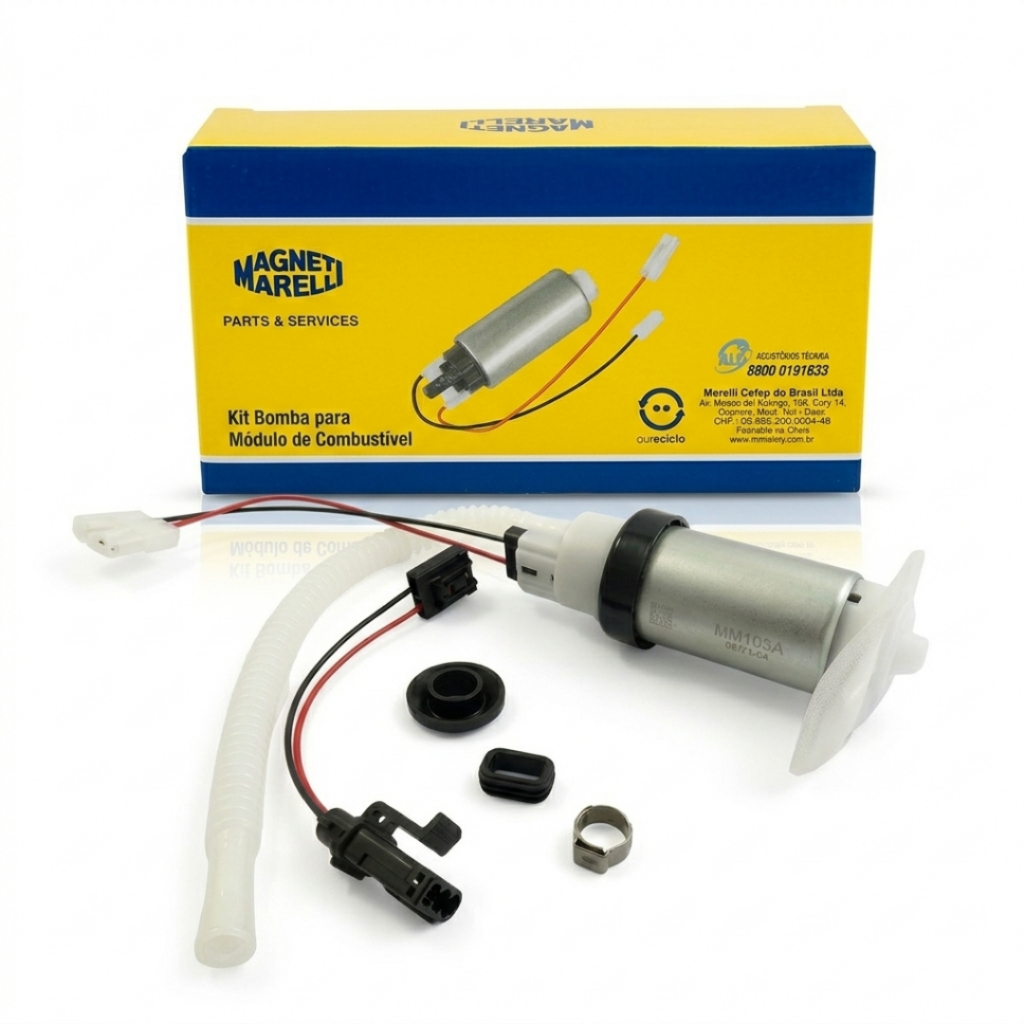 Bomba Combustível Magneti Marelli MM103A Refil Gasolina MPI Corsa Astra Gol Palio Fiesta Corolla S10