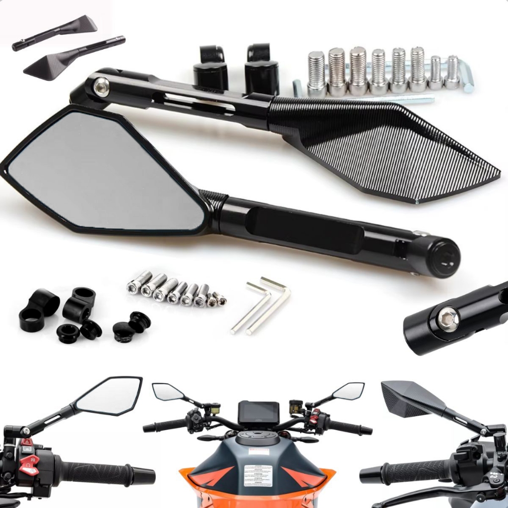 Retrovisor Manopla Moto Esportivo Titan Fazer 250 Cb300 Naked Universal