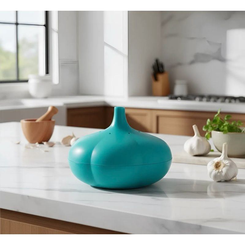 Tupperware Porta Alho Verde Turmalina