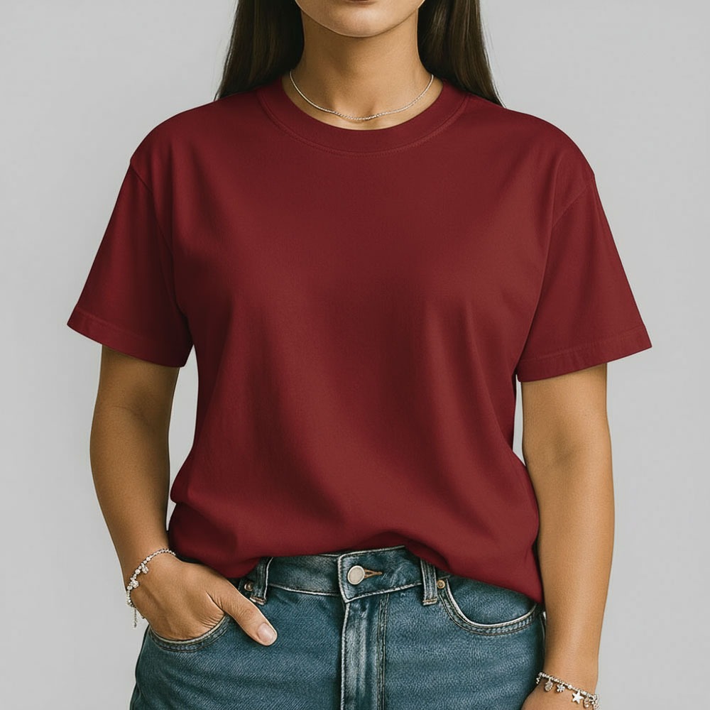 Camiseta Lisa Algodão Para o Dia a Dia Camisa Feminina Estilosa Moda Blogueirinha Influencer