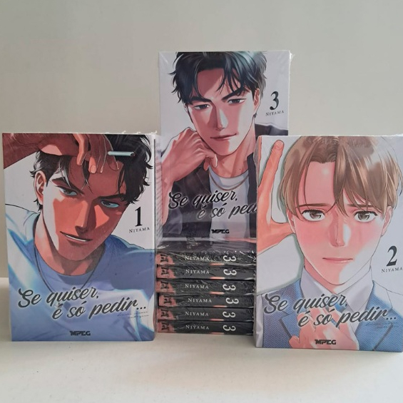 Mangá Se Quiser é Só Pedir - Volume 1, 2 e 3 - Editora MPEG - BL - Novo (Lacrado) em Oferta na Shopee
