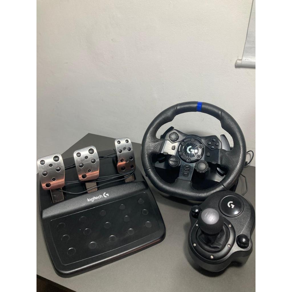 Volante Logitech G923 Driving Force Com Pedal P/ PS4/PS5/PC Simulador Completo + Garantia