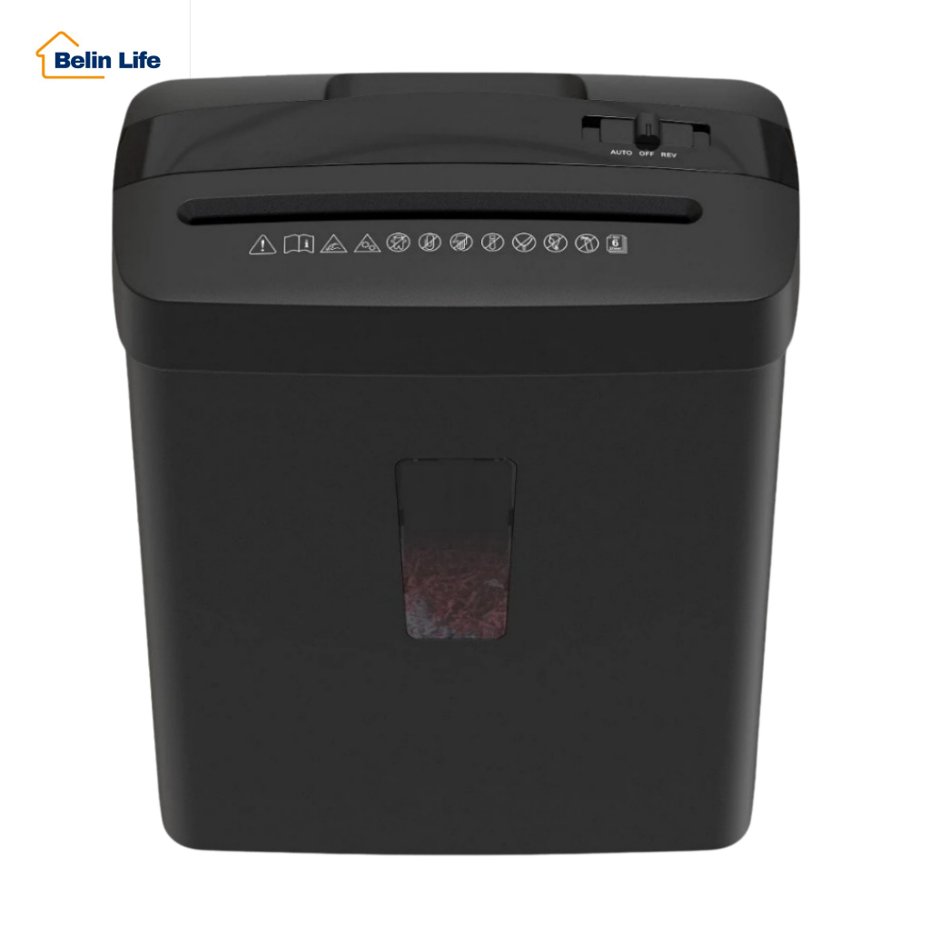 Fragmentadora de Papel e CD 8 Folhas 13L 110V/220V Corte Cruzado AFP em Oferta na Shopee