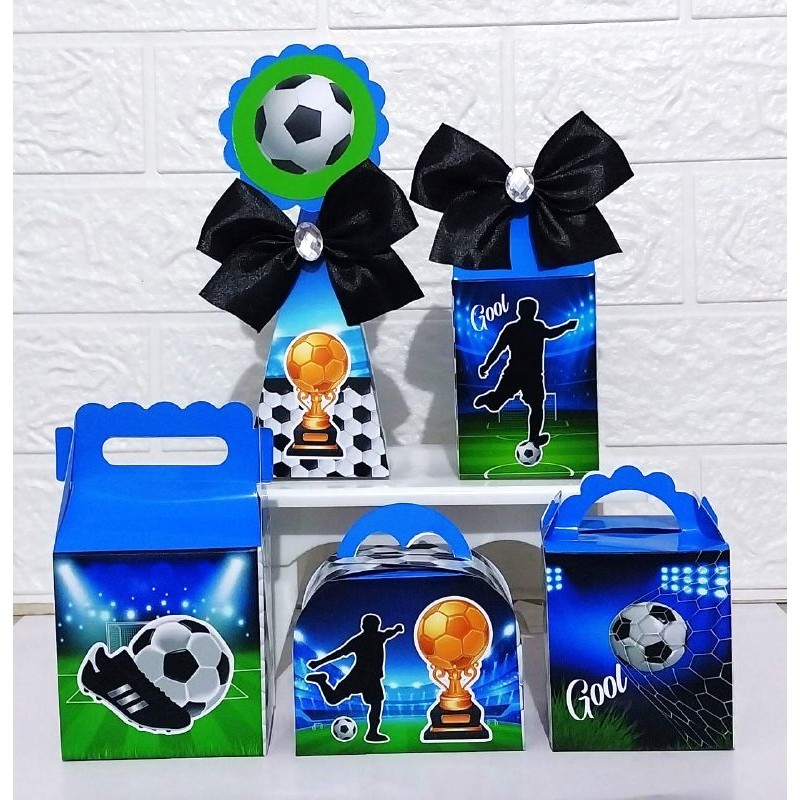 KIT FESTA FUTEBOL - BOLA - PARA MONTAR -CAIXINHAS PERSONALIZADAS-LEMBRANCINHAS INFANTIL