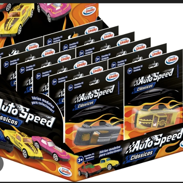 Carrinho Auto Speed Infantil kit com 3 unid/Auto Speed /Carrinho Auto Speed Super Rápido/Auto Speed Carrinho Esportivo