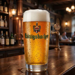 Copo Para Cerveja Frases Konigsbacher Copos Para Chopp e Cerveja, 335ml - Ruvolo