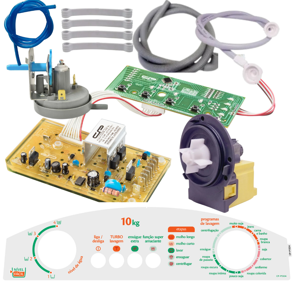 Placa Máquina De Lavar Roupas COMPATIVEL Consul Maré Super CWL75A CWL10B ESCOLHA VARIAÇÃO