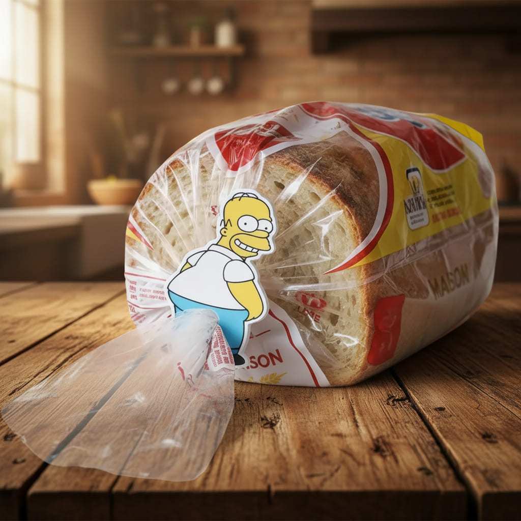Prendedor Saco De Pão Homer Simpson Bumbum Presilha Cozinha Criativa Funny Geek - Fechador Alimentos Engraçado Meme Top