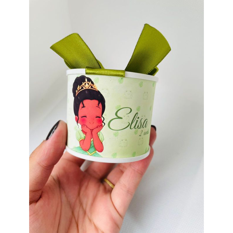 Kit Tubolatas A Princesa e o Sapo | Aniversário | Tubolatas Personalizadas | Kit Tubolatas 5x6 | Lembrancinhas