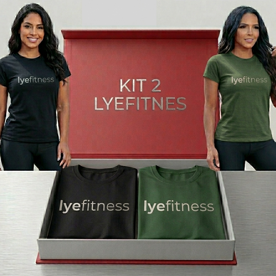 Kit 2 Camisa Corrida Academia Exercicio Feminina DryFit Fitness