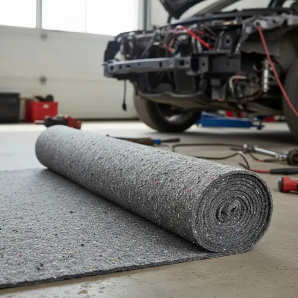 Feltro Automotivo Grosso 8 a 10 Mm Comum Assoalho Anti Ruído 1 Metro de Largura
