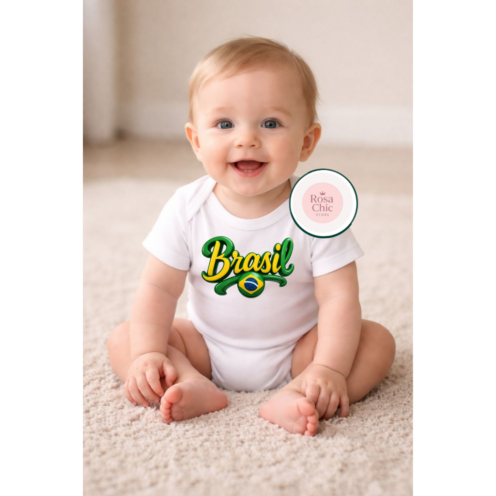 body bebê brasil, body copa bebê, roupa bebê brasil, body personalizado bebê, body com/sem nome bebê, body infantil