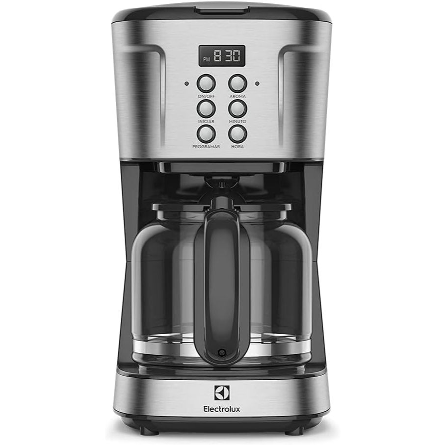 Cafeteira Elétrica Digital Electrolux ECM30 127V Programável inox filtro permanente 1,5L 38 xicaras em Oferta na Shopee