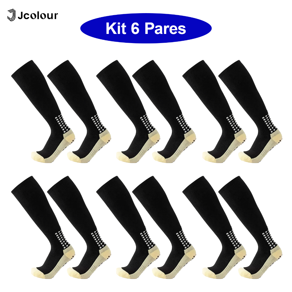 Jcolour 3&6&10 Pares de valor para venda ao ar livre Exercício Sports Non-Slip Unisex Football Socks