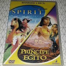 DVD DIVERSAO 2 EM 1 SPIRIT O CORCEL INDOMAVEL- O PRINCIPE DO EGITO