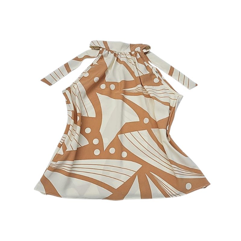 Blusa Feminina Gola Alta Amarração nas Costas em Oferta na Shopee