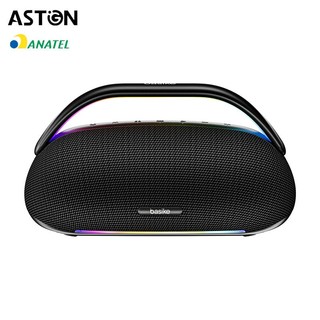 Astgn X Basike Caixa de Som Portátil Sem Fio Bluetooth 5.3, 200W, Luzes RGB,18000mAh,IPX5 RWS 160W
