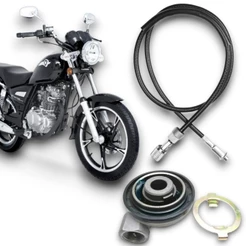 Caracol Engrenagem + Cabo Velocímetro Haojue Chopper Road150