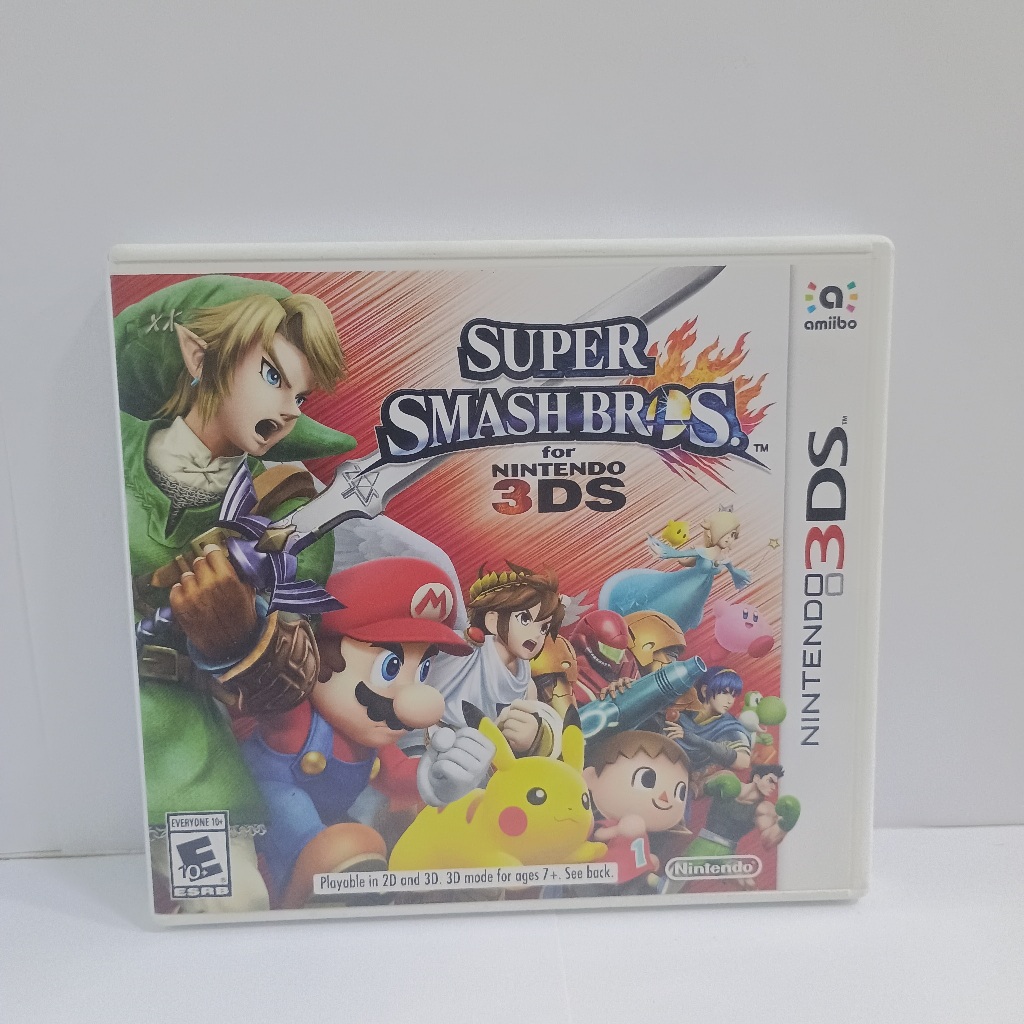 Super smash bros for Nintendo 3ds- jogo original mídia física Nintendo 3ds