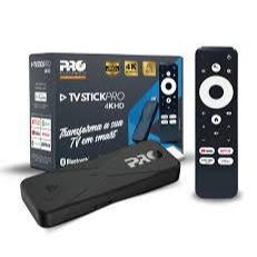 Stick Pro 4k TV HD Bluetooth Wi-fi 5ghz 2gb/16gb Comando Voz Proeletronic