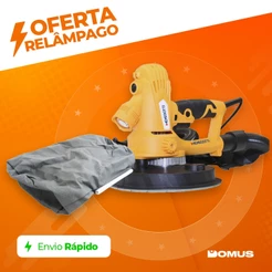 Lixadeira de Parede Profissional Menegotti MLP-800H 800W 110/220V Amarela