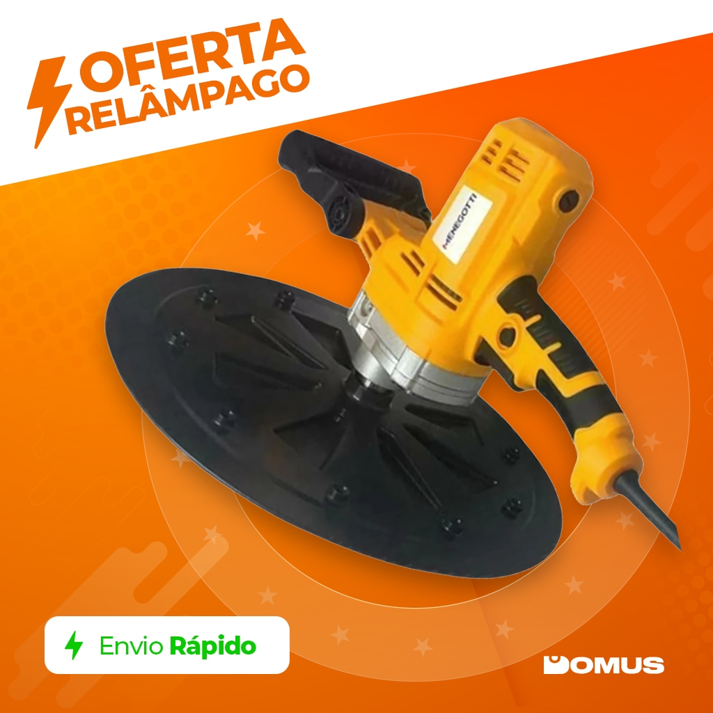 Desempenadeira Elétrica para Reboco 1200W MDE Menegotti