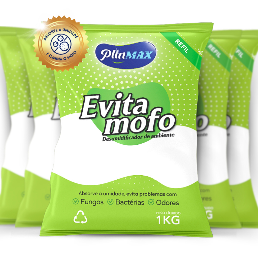 5kg Evita mofo - Anti Mofo Refil em Oferta na Shopee