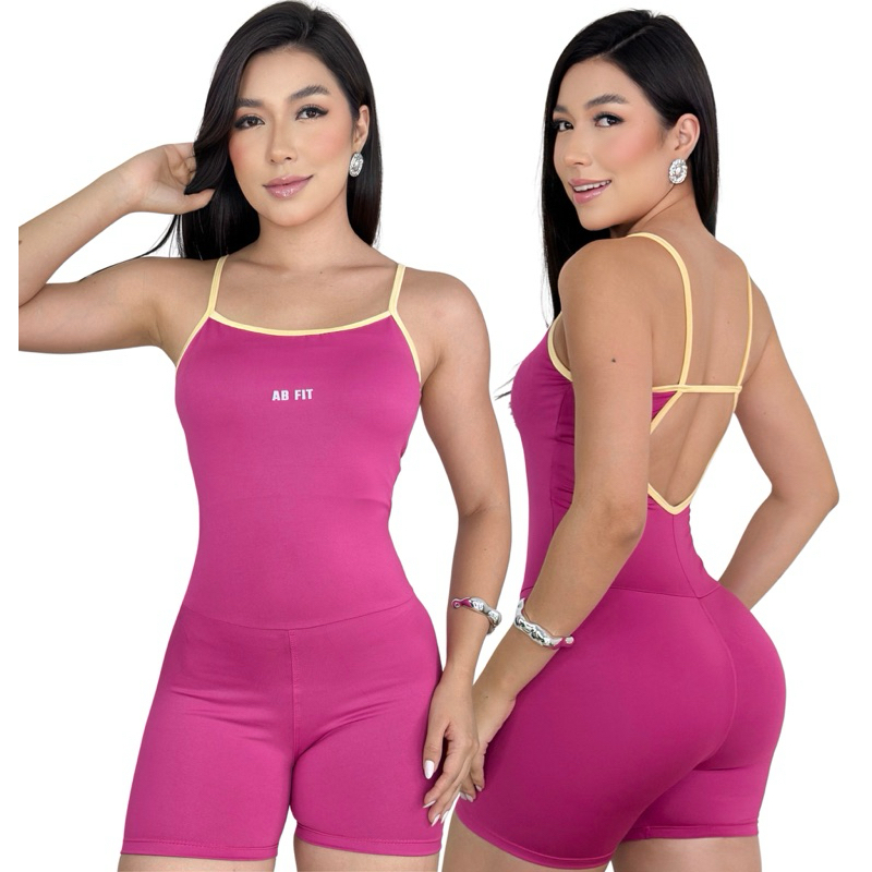 Macaquinho Macacão Fitness Feminino Zero Transparência Academia Treino Crossfit