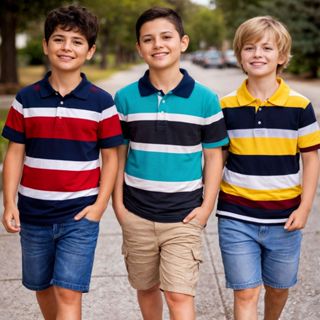 Kit 3 Camisa Polo Infantil Listrada Menino do 2 ao 16 Juvenil Confortável em Oferta na Shopee