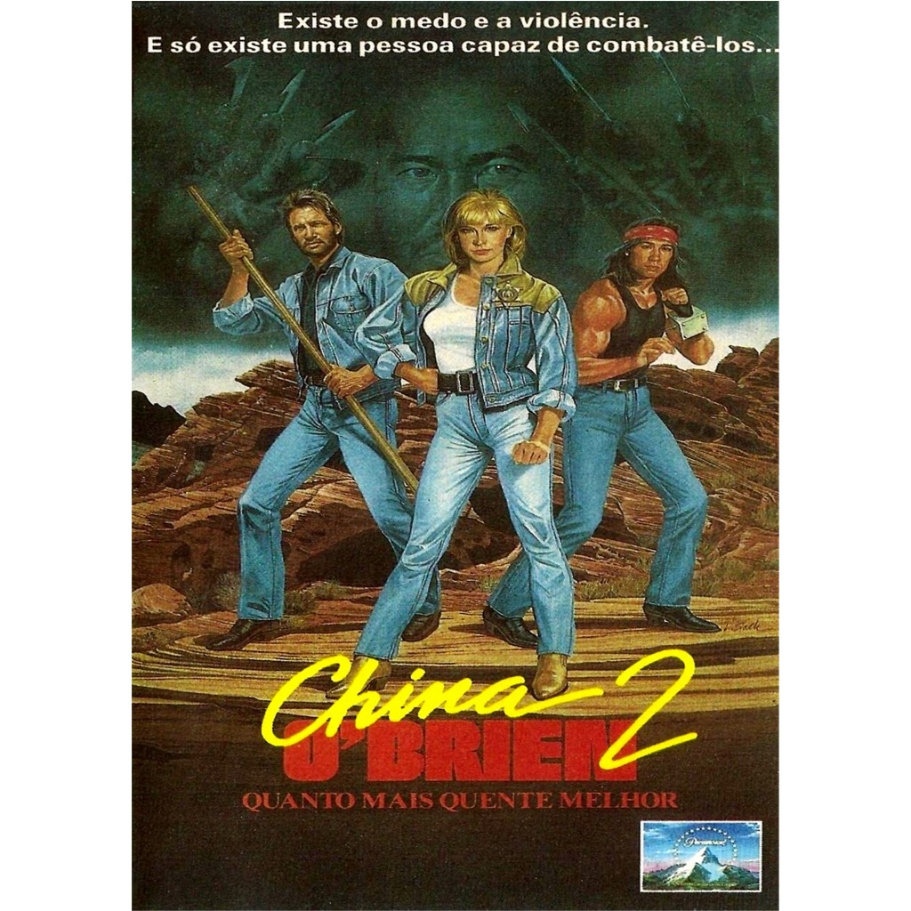 VHS/DVD CHINA O'BRIEN 2/Legendado/com Cynthia Rothrock, Richard Norton, Keith Cook.